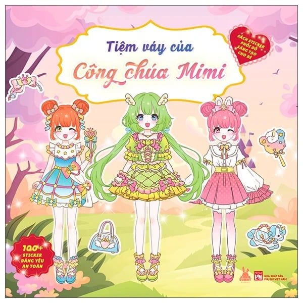 Sách Sticker Phối Đồ Sáng Tạo Cho Bé - Tiệm Váy Của Công Chúa Mimi