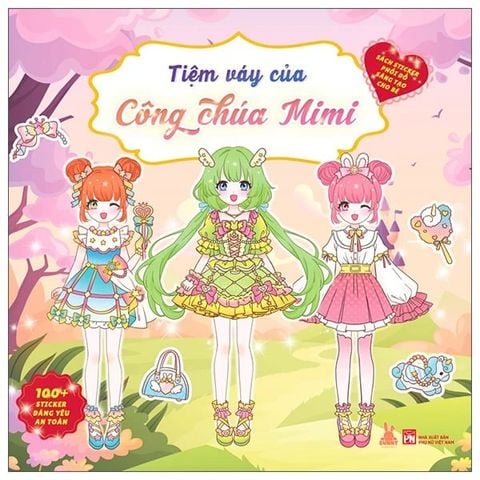 Sách Sticker Phối Đồ Sáng Tạo Cho Bé - Tiệm Váy Của Công Chúa Mimi