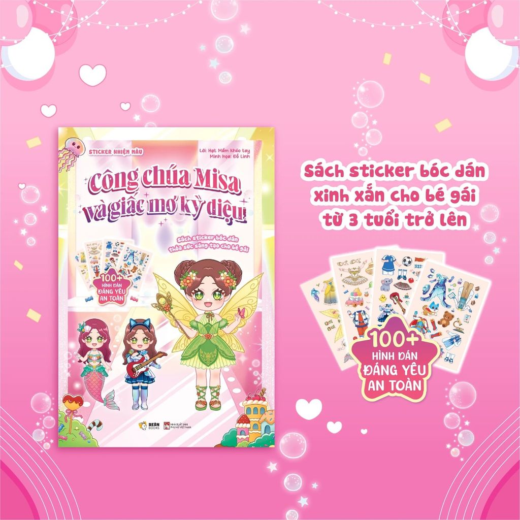 Công Chúa Misa Và Giấc Mơ Kỳ Diệu - Sticker Nhiệm Màu