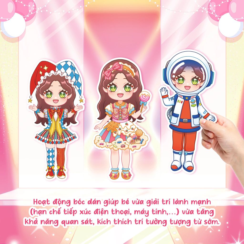 Công Chúa Misa Và Giấc Mơ Kỳ Diệu - Sticker Nhiệm Màu