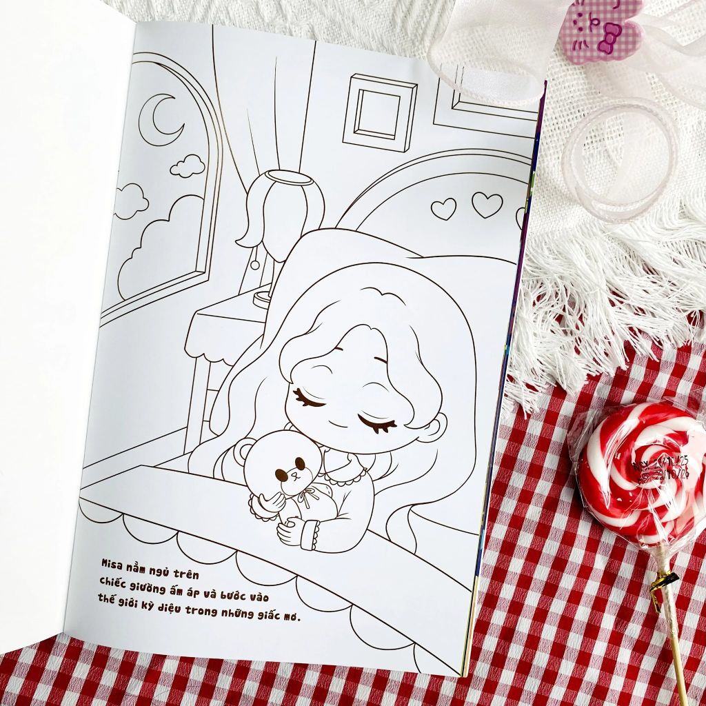 Công Chúa Misa Và Giấc Mơ Kỳ Diệu - Sticker Nhiệm Màu