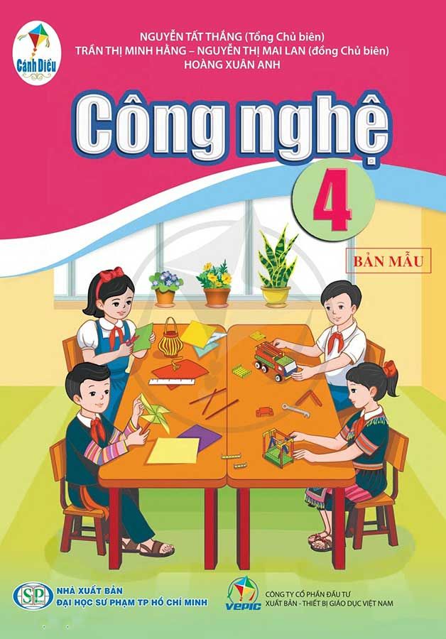 Sách Giáo Khoa Công Nghệ Lớp 4 - Bộ Cánh Diều