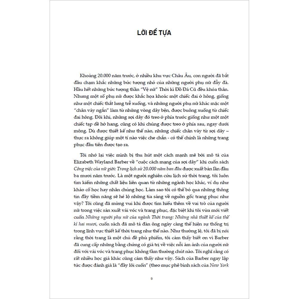 Công Việc Của Nữ Giới Trong Lịch Sử 20.000 Năm Ban Đầu