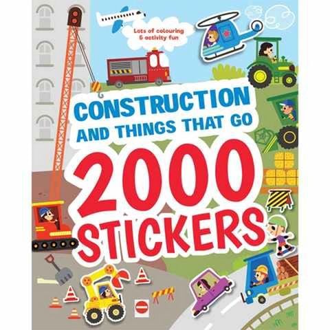 Construction & Things That Go 2000 Stickers