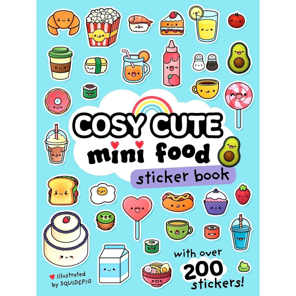 Cosy Cute Mini Food Sticker Book