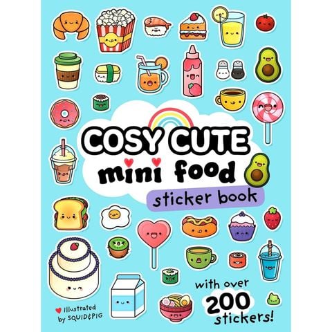 Cosy Cute Mini Food Sticker Book