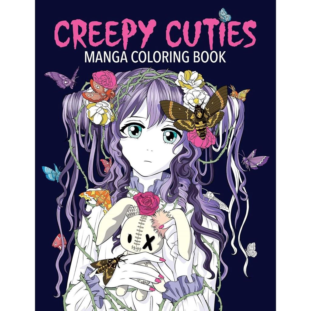 Creepy Cuties Manga Coloring