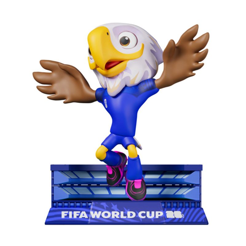 Seasonal Collection Mô Hình Linh Vật World Cup 2026 - Clutch Mỹ 6cm