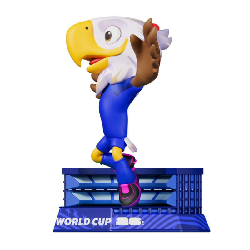 Seasonal Collection Mô Hình Linh Vật World Cup 2026 - Clutch Mỹ 6cm