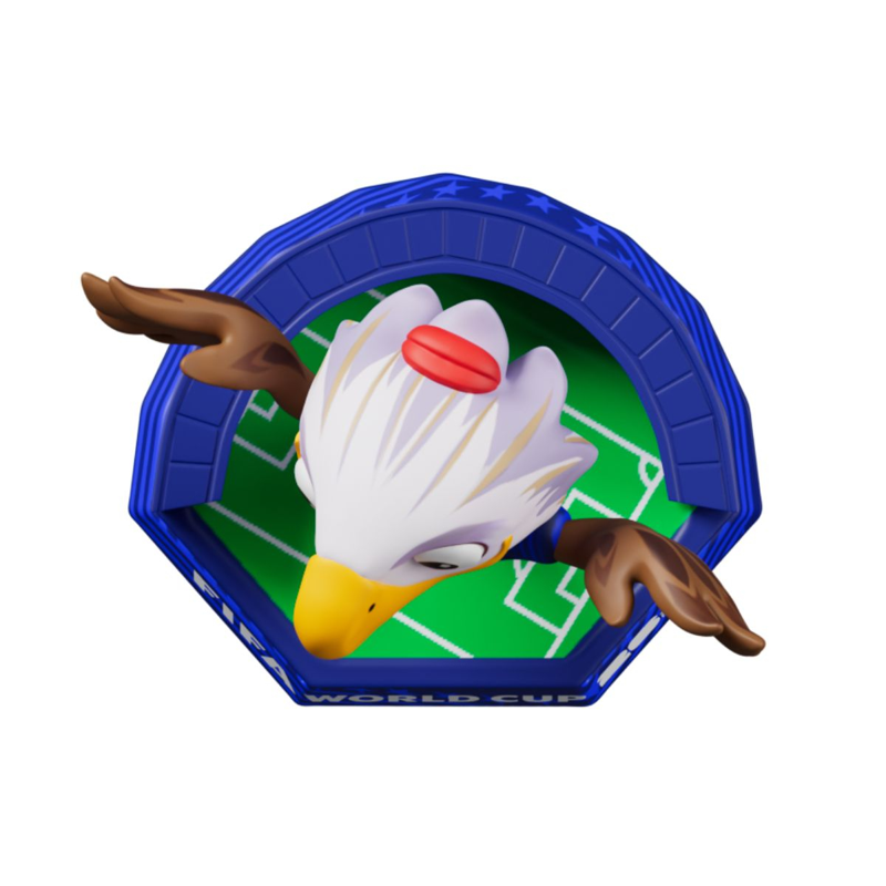Seasonal Collection Mô Hình Linh Vật World Cup 2026 - Clutch Mỹ 6cm