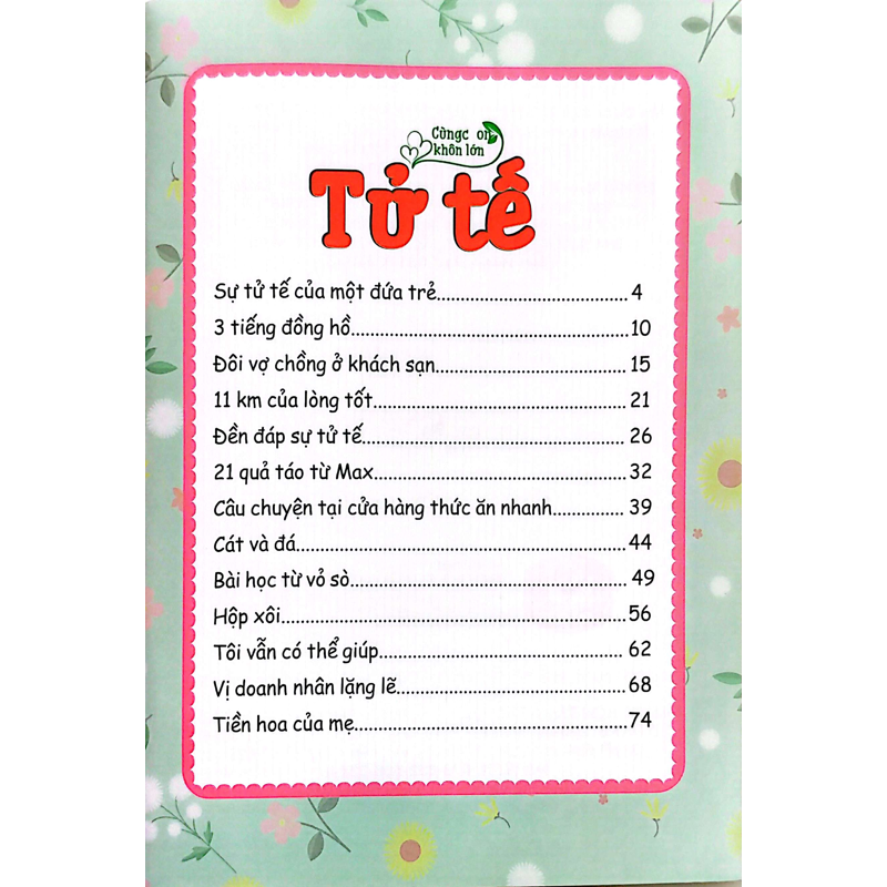 Cùng Con Khôn Lớn - Tử Tế