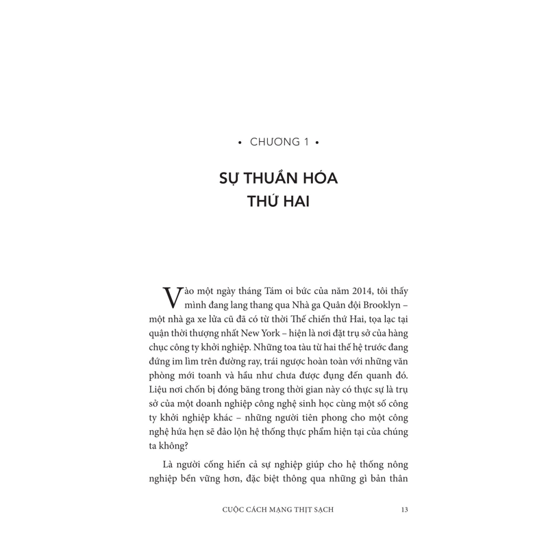 Cuộc Cách Mạng Thịt Sạch