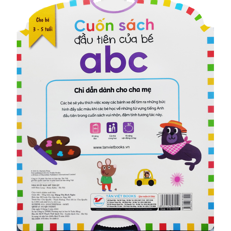 Cuốn Sách Đầu Tiên Của Bé - Abc (Cho 3-5 Tuổi)