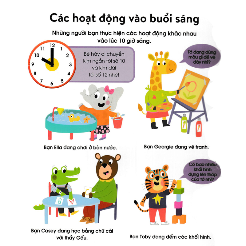 Cuốn Sách Đầu Tiên Của Bé-Chiếc Đồng Hồ (Cho 3-5 Tuổi)
