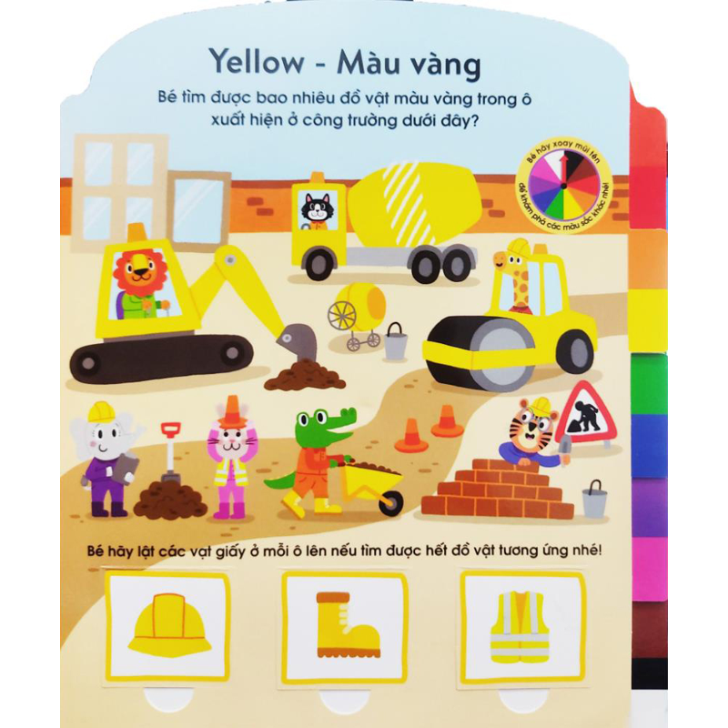 Cuốn Sách Đầu Tiên Của Bé - Màu Sắc (Cho 3-5 Tuổi)