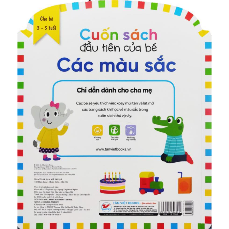 Cuốn Sách Đầu Tiên Của Bé - Màu Sắc (Cho 3-5 Tuổi)