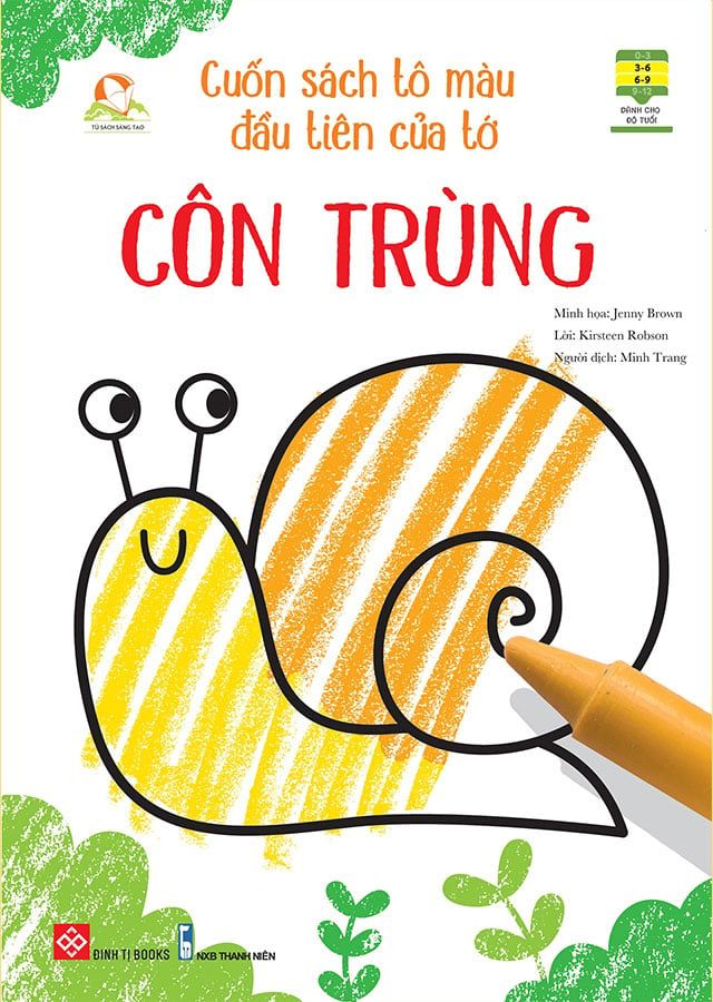 Cuốn Sách Tô Màu Đầu Tiên Của Tớ - Côn Trùng