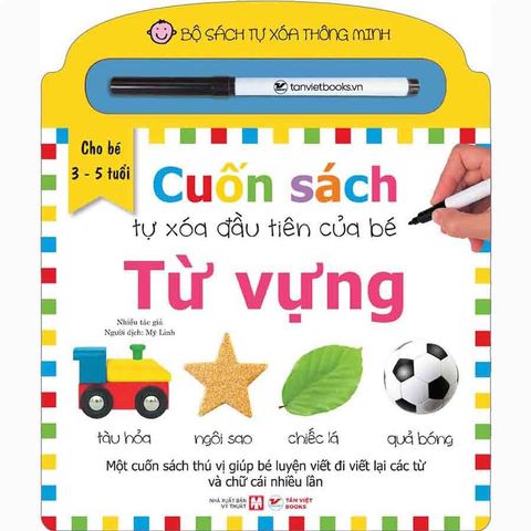 Cuốn Sách Tự Xóa Đầu Tiên Của Bé - Từ Vựng
