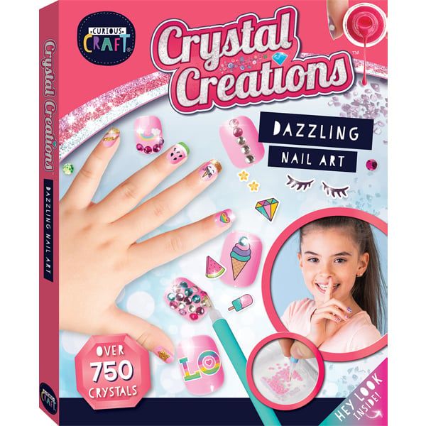 Curious Craft Crystal Creations: Dazzling Nail Art