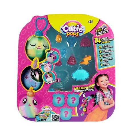 Cutie Pops Móc Khóa Thú Bông Hộp 5 Thú Bông CUT006