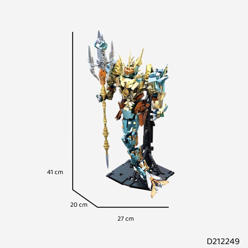 CZS-D212249 - Lắp Ráp Mô Hình Thần Biển Poseidon
