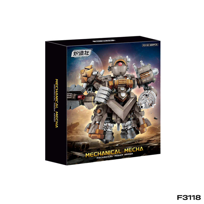 CZS - Bộ Lắp Ráp Mecha Chiến Binh Thép F3118