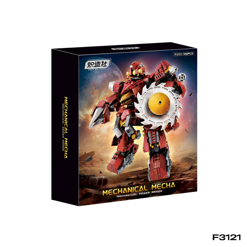 CZS-F3121- Bộ Lắp Ráp Mecha Chiến Binh Thép