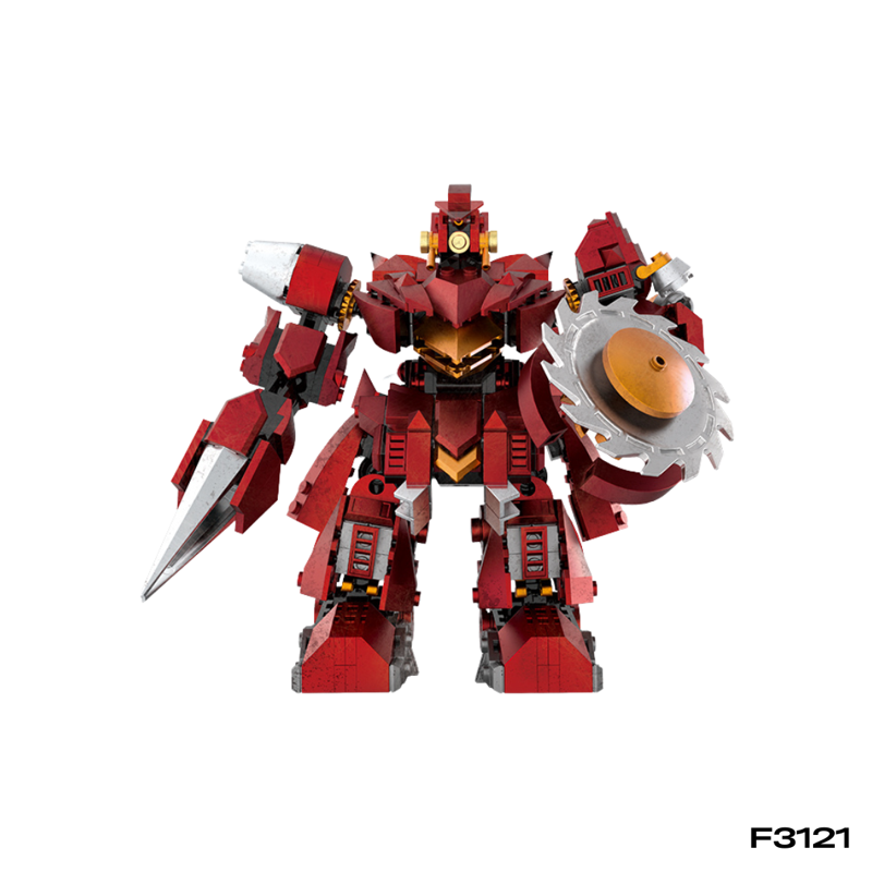 CZS-F3121- Bộ Lắp Ráp Mecha Chiến Binh Thép