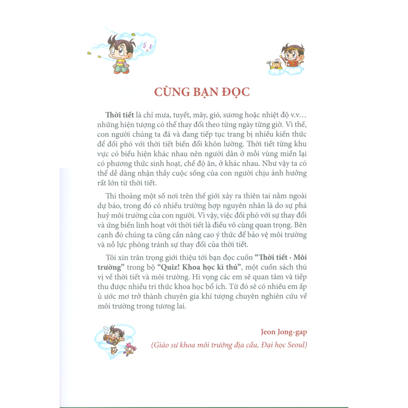 Quiz Khoa Học Kì Thú - Thời Tiết Môi Trường