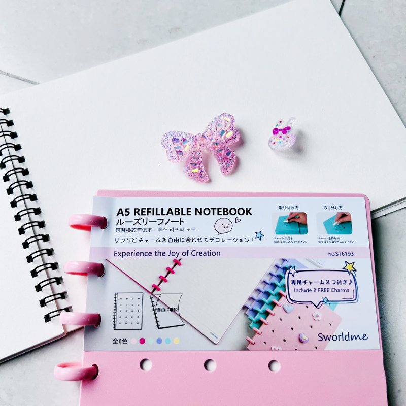 Sworld - Phụ Kiện Trang Trí Sổ Hole Binder ST6261-011 (Giao mẫu ngẫu nhiên)