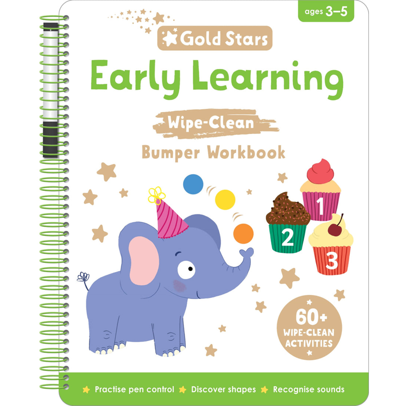 Gold Stars Vol. 3 - Write & Wipe Bumper - Early Learning