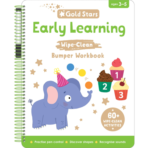 Gold Stars Vol. 3 - Write & Wipe Bumper - Early Learning