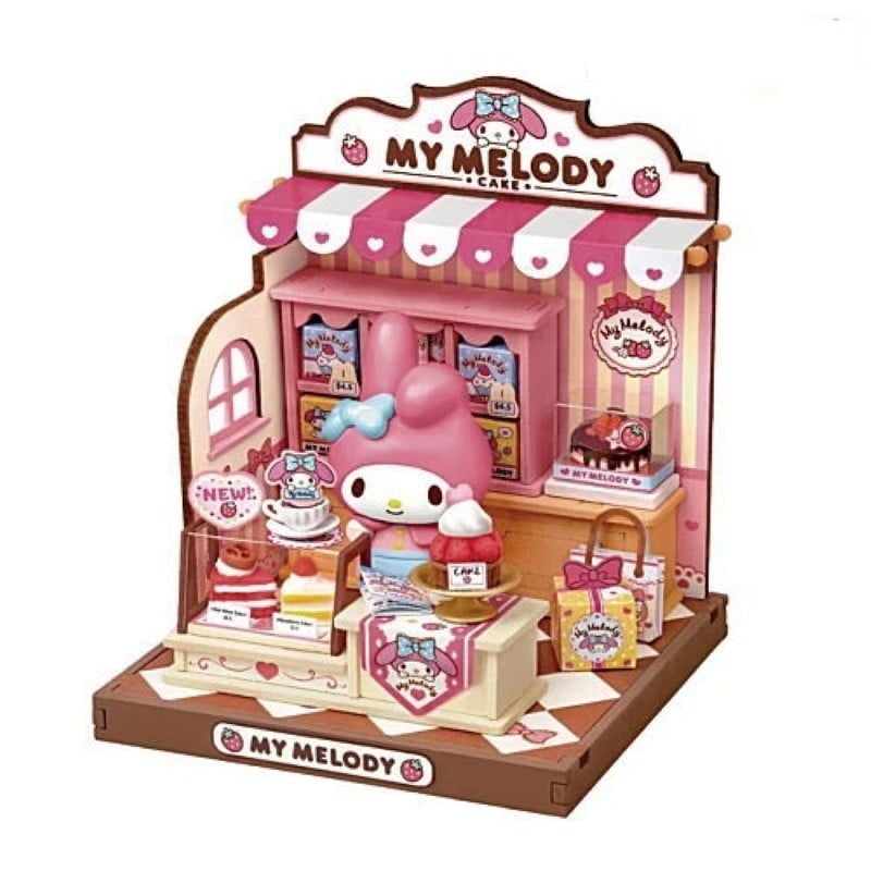 Robotime Đồ Chơi Lắp Ráp Sanrio Tiệm Bánh Dâu Tây Của My Melody DA002