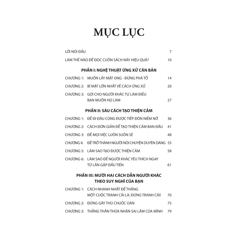 Đắc Nhân Tâm -Nghệ Thuật Ứng Xử Và Thu Phục Lòng Người