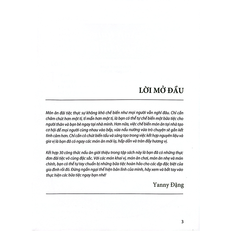 Đãi Tiệc Tại Nhà-30 Công Thức Nấu Ăn Của Janny Đặng