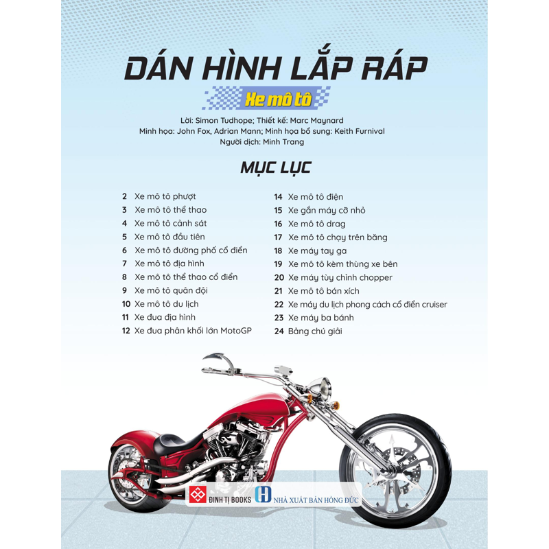Dán Hình Lắp Ráp-Xe Mô Tô