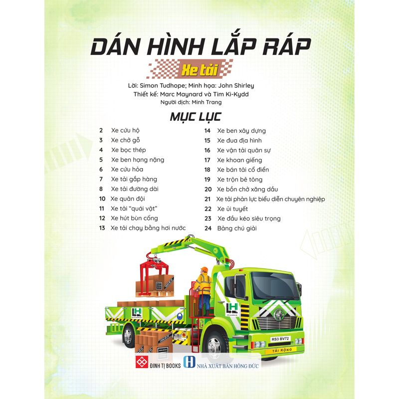 Dán Hình Lắp Ráp - Xe Tải