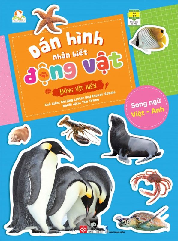 Dán Hình Nhận Biết Động Vật - Động Vật Biển