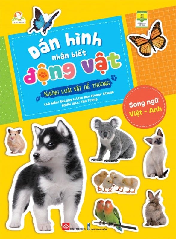 Dán Hình Nhận Biết Động Vật - Những Loài Vật Dễ Thương