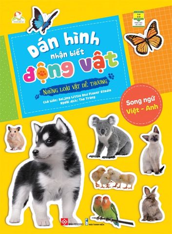 Dán Hình Nhận Biết Động Vật - Những Loài Vật Dễ Thương