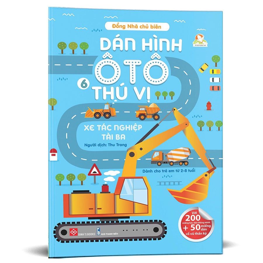 Dán Hình Ô Tô Thú Vị 6 - Xe Tác Nghiệp Tài Ba
