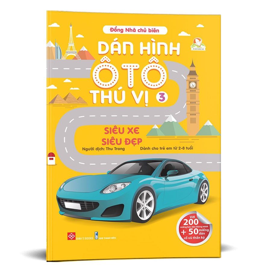 Dán Hình Ô Tô Thú Vị 3 - Siêu Xe Siêu Đẹp