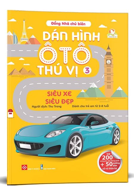 Dán Hình Ô Tô Thú Vị - Tập 3: Siêu Xe Siêu Đẹp