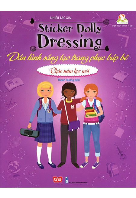 Dán Hình Sáng Tạo Trang Phục Búp Bê - Chào Năm Học Mới