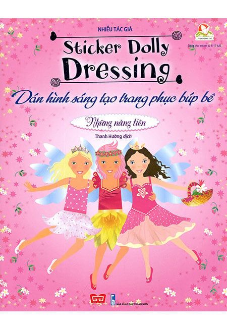Sticker Dolly Dressing - Dán Hình Sáng Tạo Trang Phục Búp Bê - Những Nàng Tiên (Tái Bản Năm 2019)