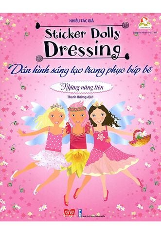 Sticker Dolly Dressing - Dán Hình Sáng Tạo Trang Phục Búp Bê - Những Nàng Tiên (Tái Bản Năm 2019)