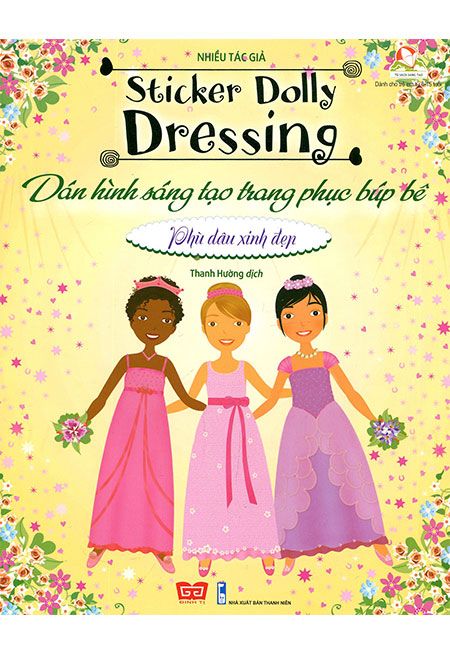 Sticker Dolly Dressing - Dán Hình Sáng Tạo Trang Phục Búp Bê - Phù Dâu Xinh Đẹp (Tái bản năm 2019)