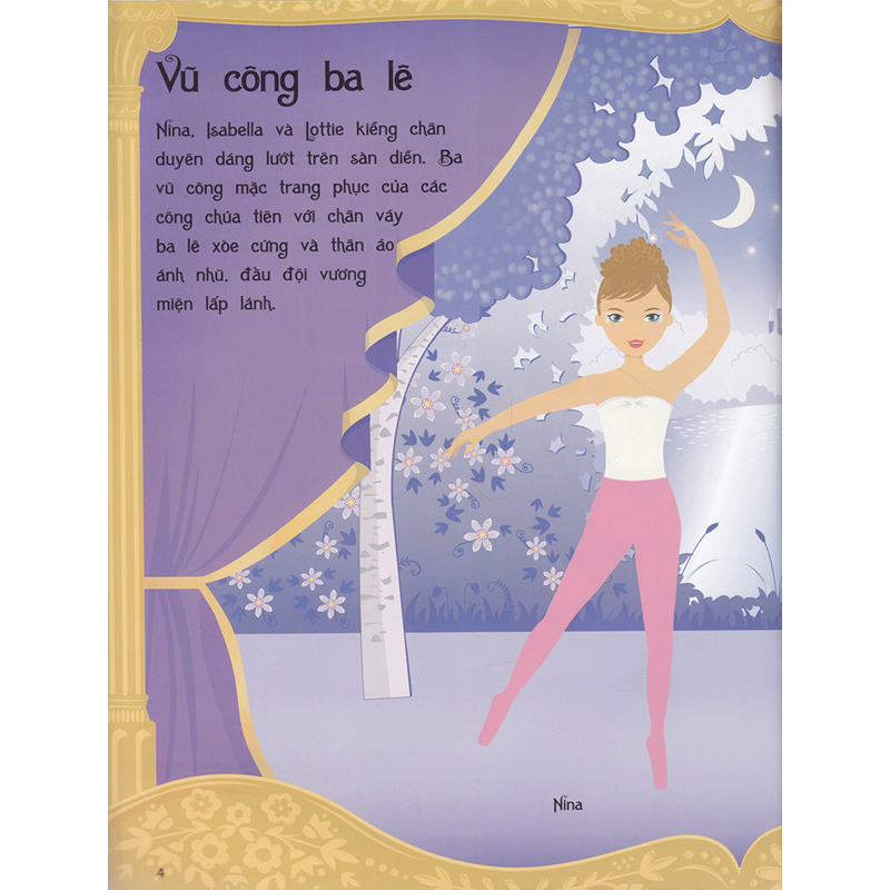 Dán Hình Sáng Tạo Trang Phục Búp Bê-Vũ Điệu Đam Mê
