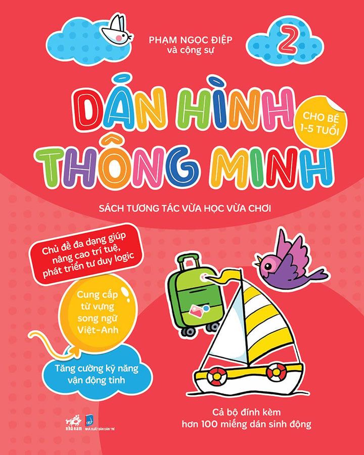 Dán Hình Thông Minh Cho Bé 1-5 Tuổi - Tập 2