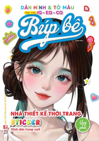 Dán Hình Và Tô Màu Búp Bê - Nhà Thiết Kế Thời Trang - Quý Phái